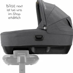 Auto-Babywanne CARI next im Auto und auf dem Kinderwagen verwendbar - Granite - Kollektion 2025