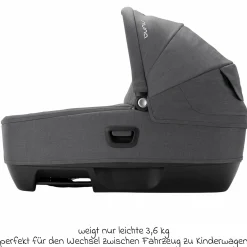 Auto-Babywanne CARI next im Auto und auf dem Kinderwagen verwendbar - Granite - Kollektion 2025