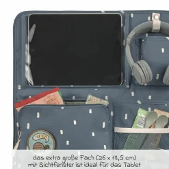 Auto-Organizer Car-Wrap-to-Go - Happy Prints - Midnight Blue