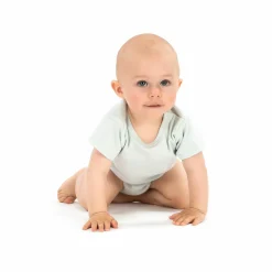 Baby Body Kurzarm OEKO-TEX® 6er Pack - Salbeigrün Grau - Gr. 74/80