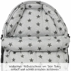 Baby Nestchen für die CX3 Babywanne - Grau Meliert - Kollektion 2024