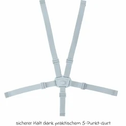 Baby- und Kleinkindset für Nesta Hochstuhl ab 6 Monate - 3 Jahre - Beyond Sky Grey - Kollektion 2025