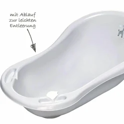 Baby-Badewanne - Giraffe - Grau