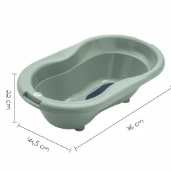 Baby-Badewanne Tilo - mit Anti-Rutschmatte - Sage Green