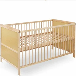 Babybett und Kinderbett Leni 70 x 140 cm - Natur
