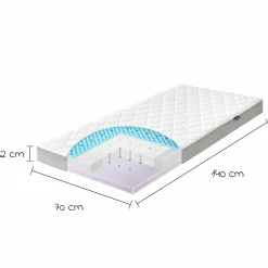 Babybett-Matratze Dr. Lübbe Air Premium 70 x 140 cm