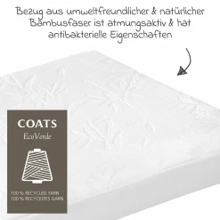 Babybett-Matratze MamaLiebe 70 x 140 cm
