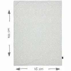 Babydecke / Kuscheldecke Jersey 75 x 100 cm - Sternenhimmel