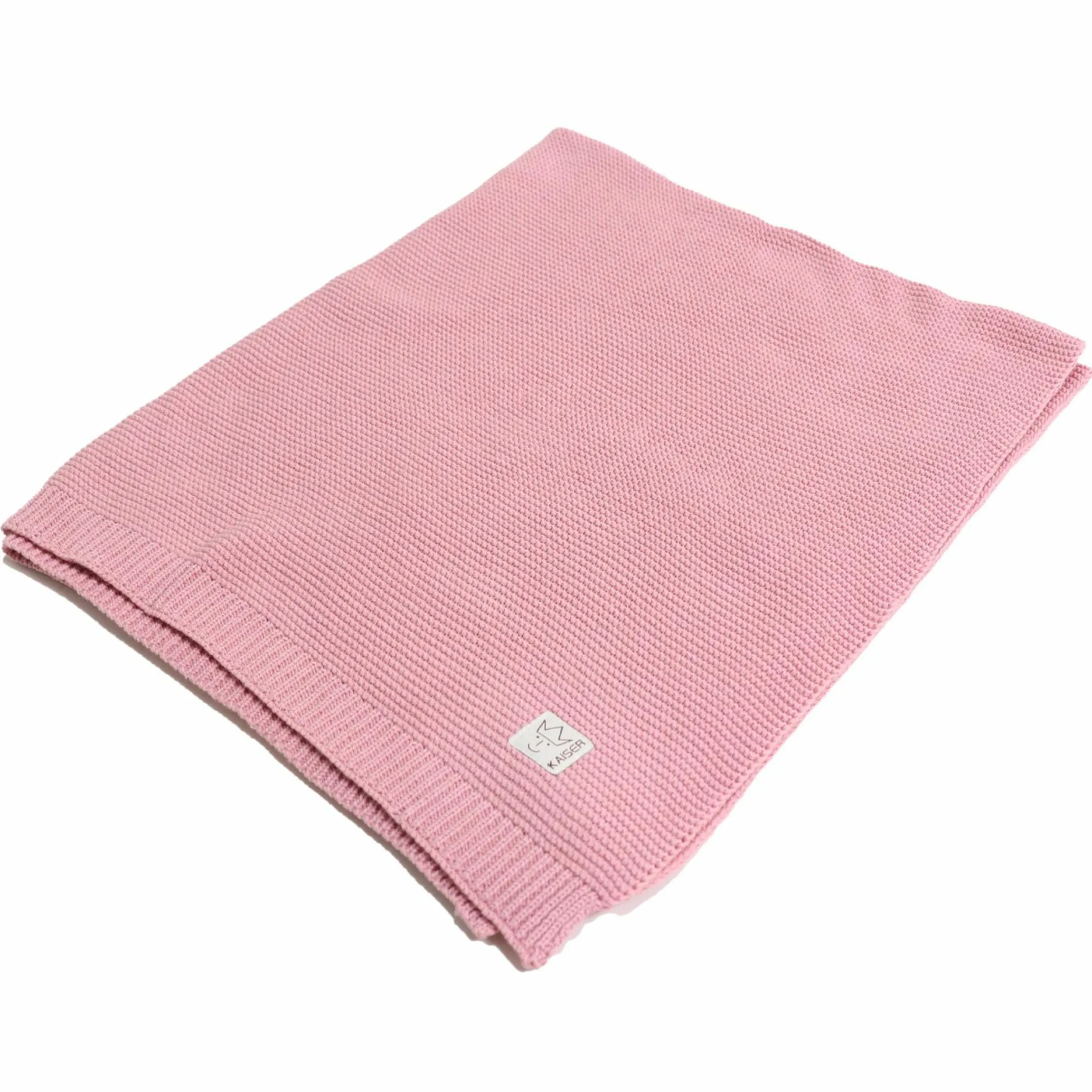 Babydecke Knitt Blanket in Strickoptik 75 x 100 cm - Birdal Rose