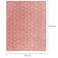 Babydecke Mikrofaser 75 x 100 cm - Pretty
