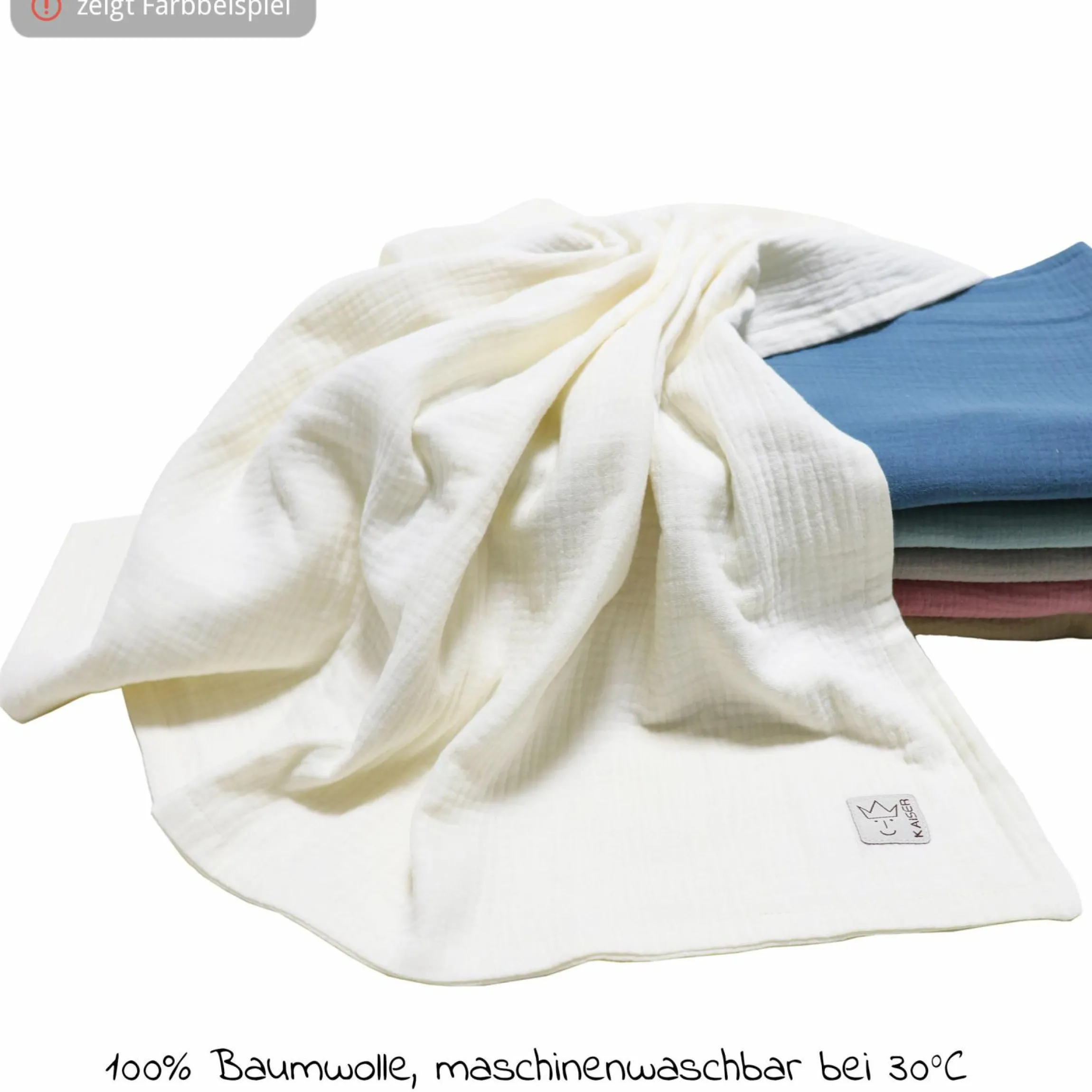 Babydecke Muslin Summer Blanket 75 x 100 cm - Birdal Rose