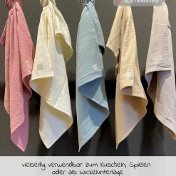 Babydecke Muslin Summer Blanket 75 x 100 cm - Light Grey