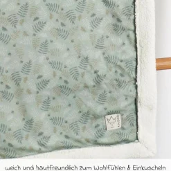 Babydecke Winter Jersey - Forrest Green