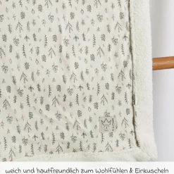 Babydecke Winter Jersey - Leave