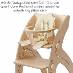 Babyeinsatz für Hochstuhl Quarttolino - Natur - Kollektion 2024