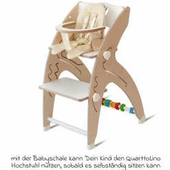 Babyeinsatz für Hochstuhl Quarttolino - Weiß - Kollektion 2024