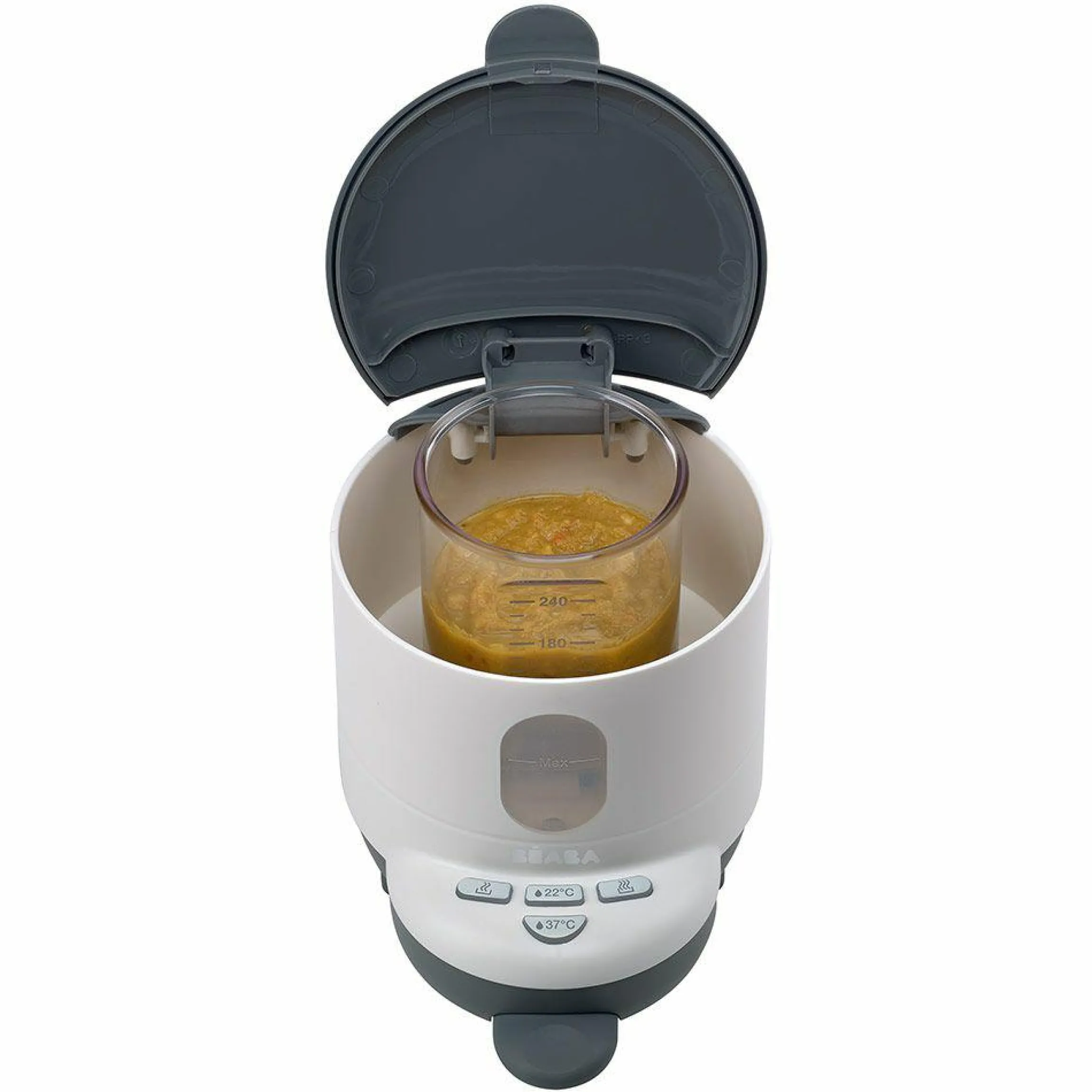 Babyflaschenzubereiter Bib Expresso Neo 2-in-1 Flaschen- & Babykostwärmer - Weiß Grau