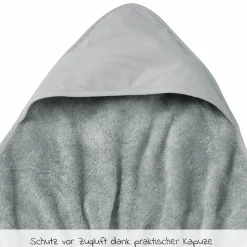 Baby-Kapuzenhandtuch 78 x 78 cm - Stone Grey