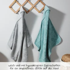 Baby-Kapuzenhandtuch 78 x 78 cm - Stone Grey