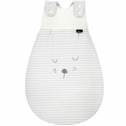 Baby-Mäxchen Außensack - Faces Stripes - Grey - Gr. 56/62