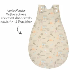Baby-Mäxchen Außensack - Jungle - Gr. 50/56