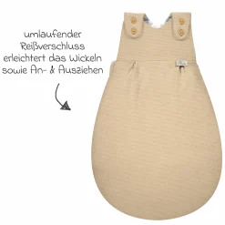 Baby-Mäxchen Außensack - Waffelpique - Gr. 50/56