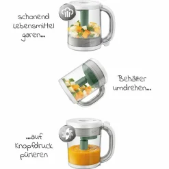 Babynahrungszubereiter 4-in-1 - SCF885/01 - Grün