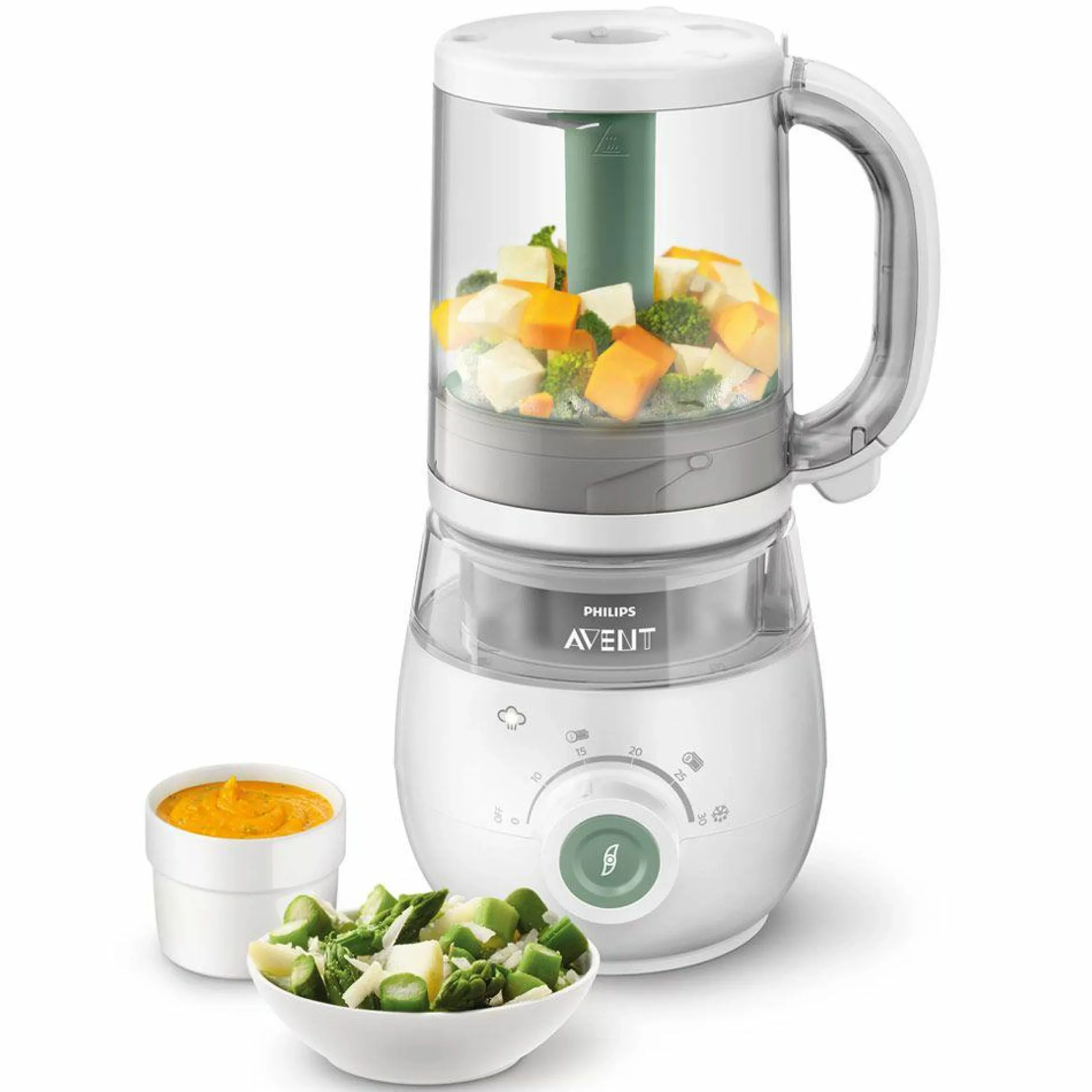 Babynahrungszubereiter 4-in-1 - SCF885/01 - Grün