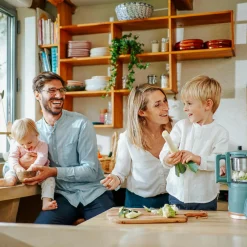 Babynahrungszubereiter Nutribaby Glas - schonendes Dampfgaren, Mixen, Sterilisieren, Aufwärmen & Auftauen - Green Forest