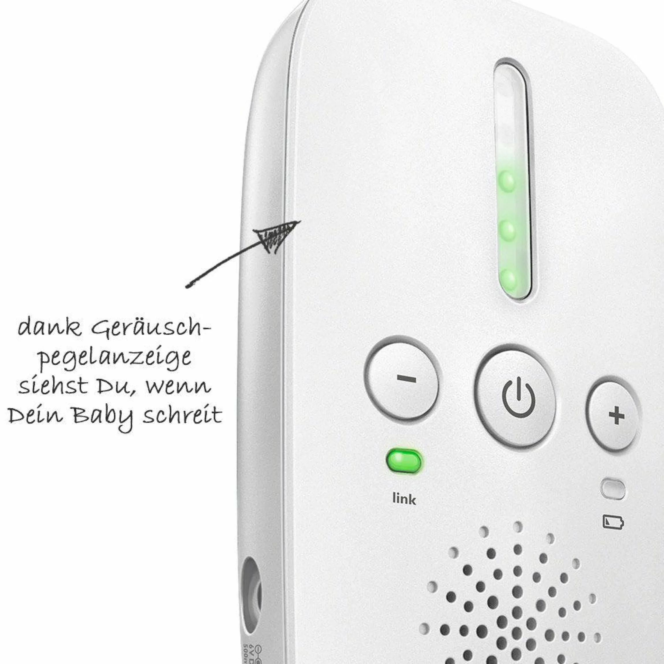 Babyphone DECT mit Smart Eco Mode - SCD502/26
