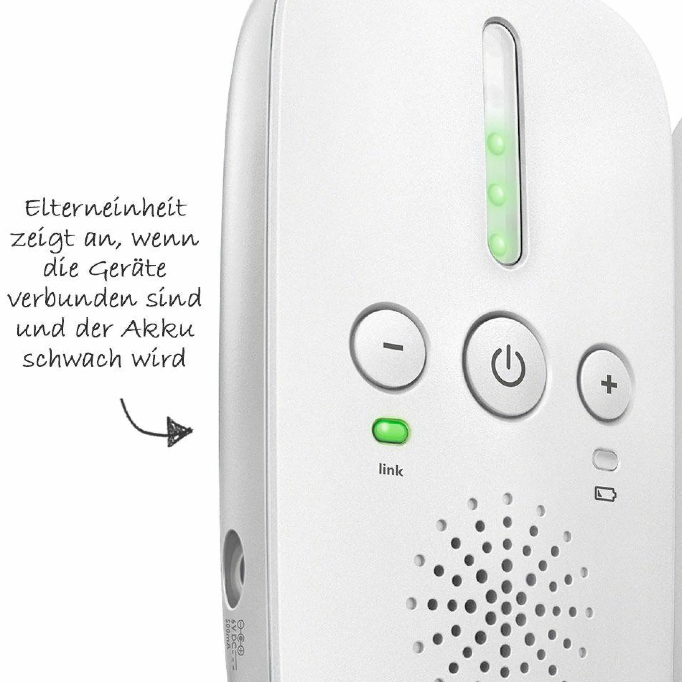 Babyphone DECT mit Smart Eco Mode - SCD502/26
