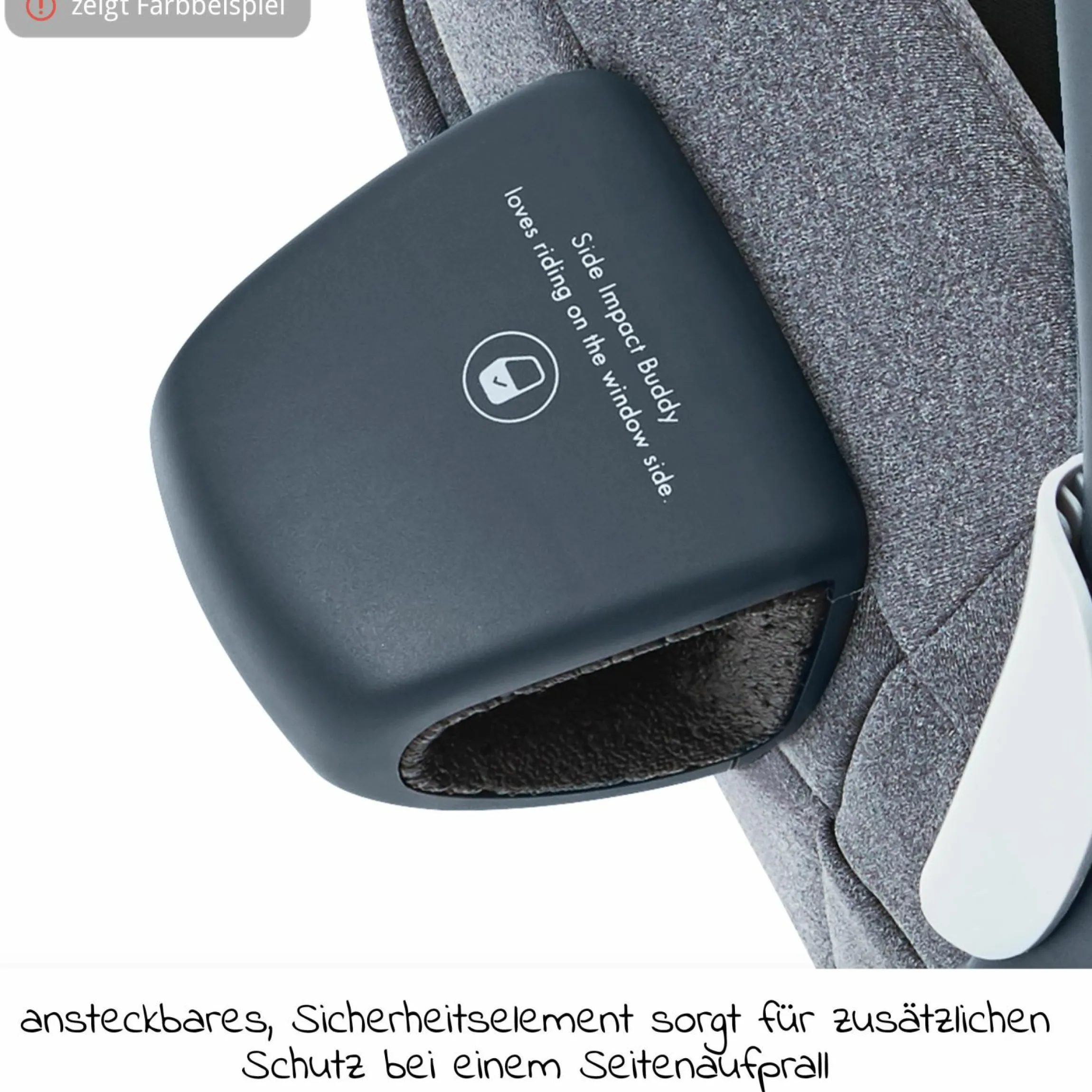 Babyschale Albert i-Size 1.2 ab Geburt - 18 Monate (40 cm - 85 cm, bis 13 kg) inkl. Neugeboreneneinlage, Sonnenverdeck & verstellbare Kopfstütze - Chia Black
