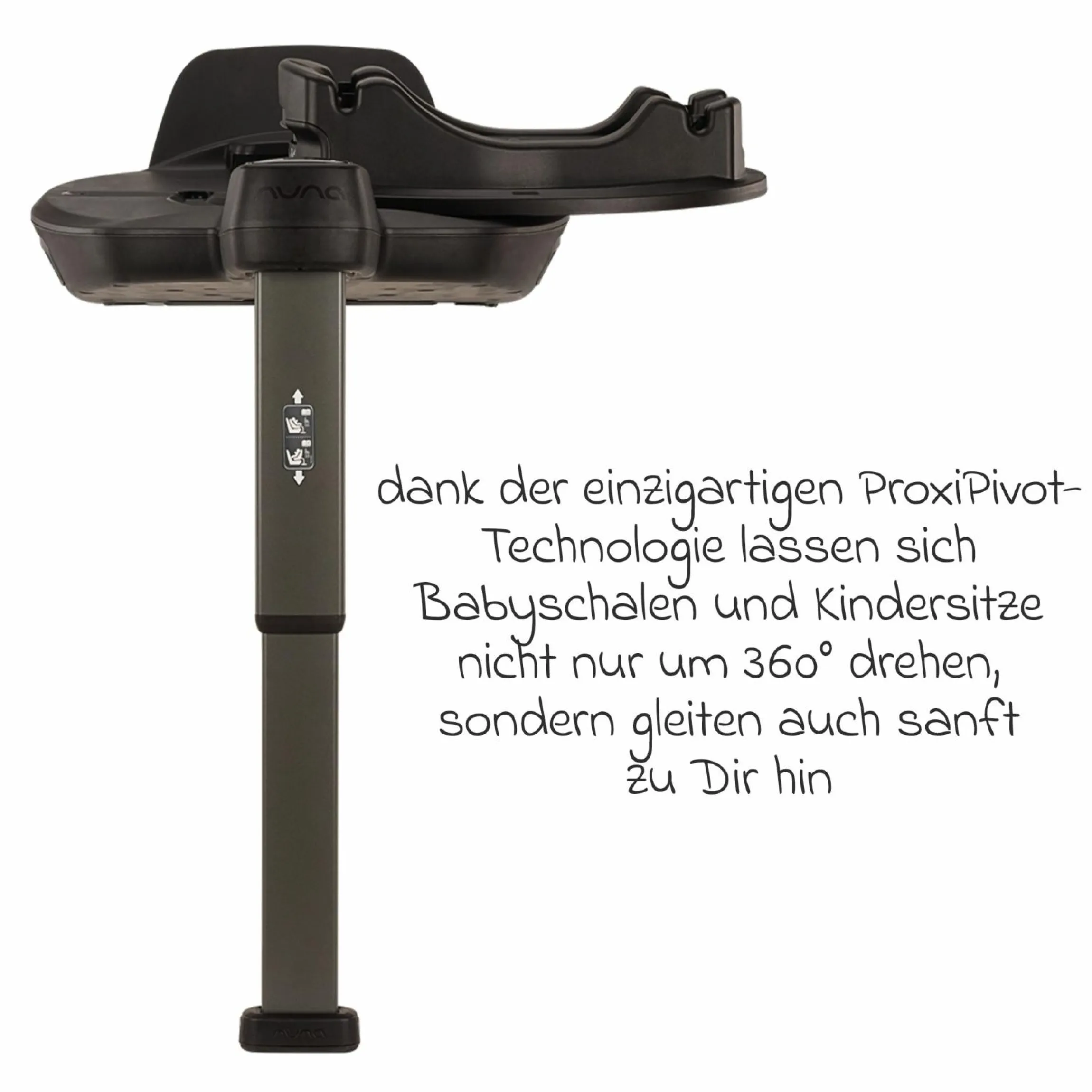 Babyschale ARRA flex i-Size inkl. Base Curv ab Geburt bis 13 kg (40 cm - 87 cm) Liegeposition 157° , Sitzverkleinerer, Sonnenverdeck, Polsterschutz, Spieltier - Biscotti