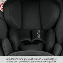 Babyschale ARRA next ab Geburt bis 13 kg (40 cm - 85 cm) inkl. Sitzverkleinerer & Sonnenverdeck nur 3,5 kg - Ocean