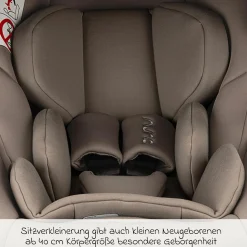Babyschale ARRA next i-Size ab Geburt bis 13 kg (40 cm - 85 cm) Liegeposition 157° inkl. Sitzverkleinerer & Sonnenverdeck nur 3,5 kg - Cedar
