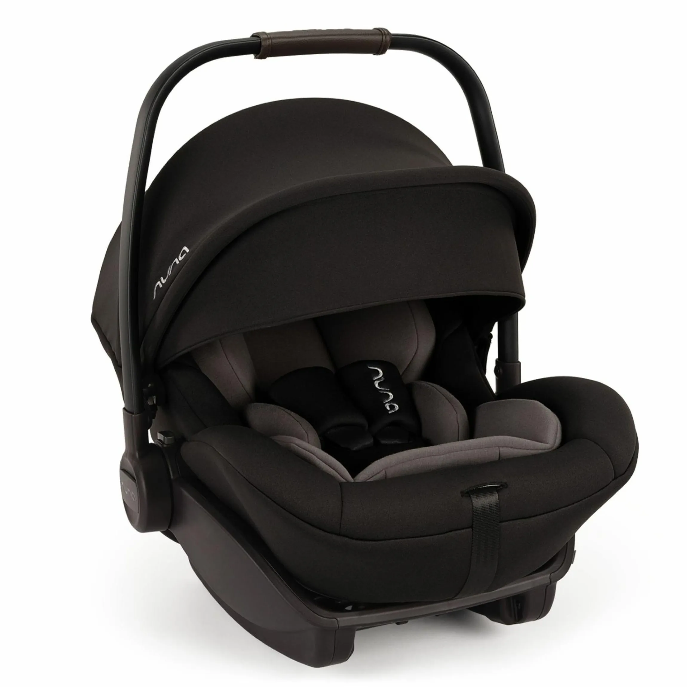 Babyschale ARRA next i-Size ab Geburt bis 13 kg (40 cm - 85 cm) Liegeposition 157° inkl. Sitzverkleinerer & Sonnenverdeck nur 3,5 kg - Caviar