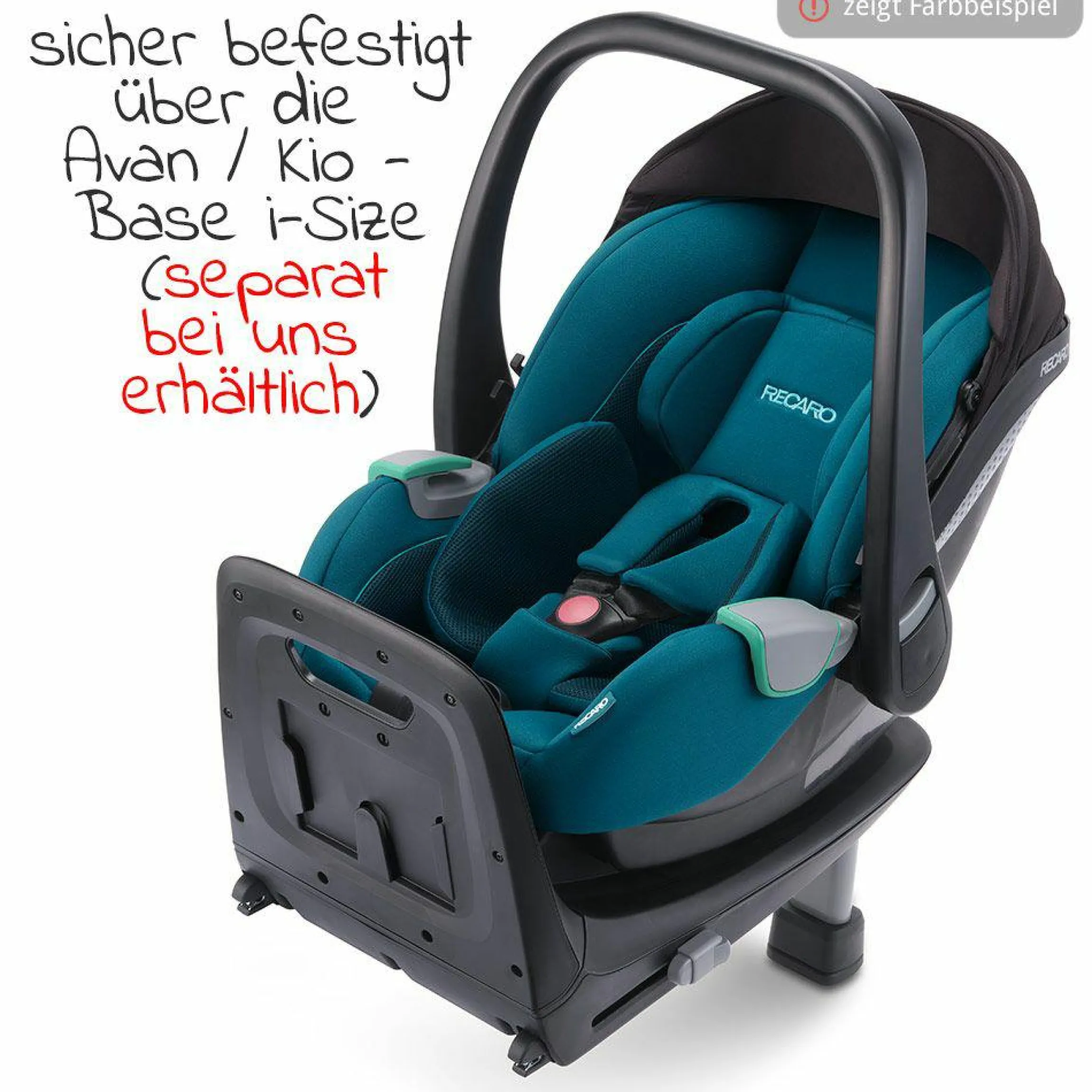 Babyschale Avan i-Size 45 cm - 83 cm / bis max. 15 Monate - Prime - Mat Black