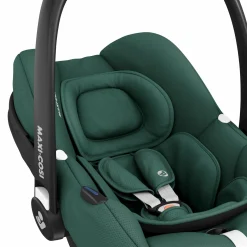 Babyschale CabrioFix i-Size ab Geburt-12 Monate (40-75 cm) inkl. Einschlagdecke & Schnullerbox - Essential Green - Kollektion 2025