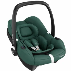 Babyschale CabrioFix i-Size ab Geburt - 12 Monate (40-75 cm) & Sitzverkleinerer, Sonnenverdeck - Essential Green - Kollektion 2025