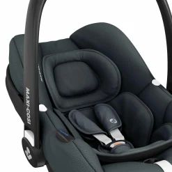 Babyschale CabrioFix i-Size ab Geburt-12 Monate (40-75 cm) inkl. Einschlagdecke & Schnullerbox - Essential Graphite - Kollektion 2025