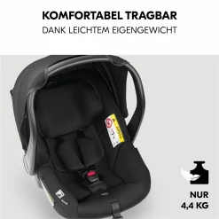 Babyschale Drive N Care i-Size ab Geburt bis 13 kg (40 - 87 cm) - Black