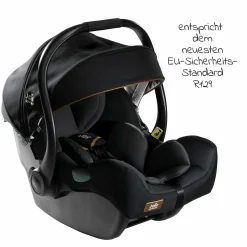 Babyschale i-Jemini i-Size ab Geburt - 13 kg (40 cm - 85 cm) inkl. Sitzverkleinerer & Sonnenverdeck - Signature - Eclipse