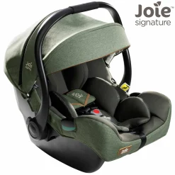 Babyschale i-Jemini i-Size ab Geburt - 13 kg (40 cm - 85 cm) inkl. Sitzverkleinerer & Sonnenverdeck - Signature - Pine
