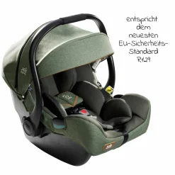 Babyschale i-Jemini i-Size ab Geburt - 13 kg (40 cm - 85 cm) inkl. Sitzverkleinerer & Sonnenverdeck - Signature - Pine