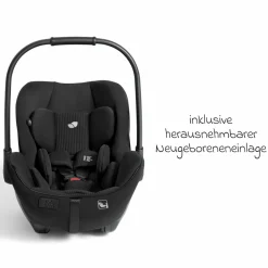 Babyschale I-Level Pro i-Size ab Geburt - 13 kg (40 cm -87 cm) mit Liegefunktuion, Sitzverkleinerer & Sonnenverdeck - Signature - Eclipse
