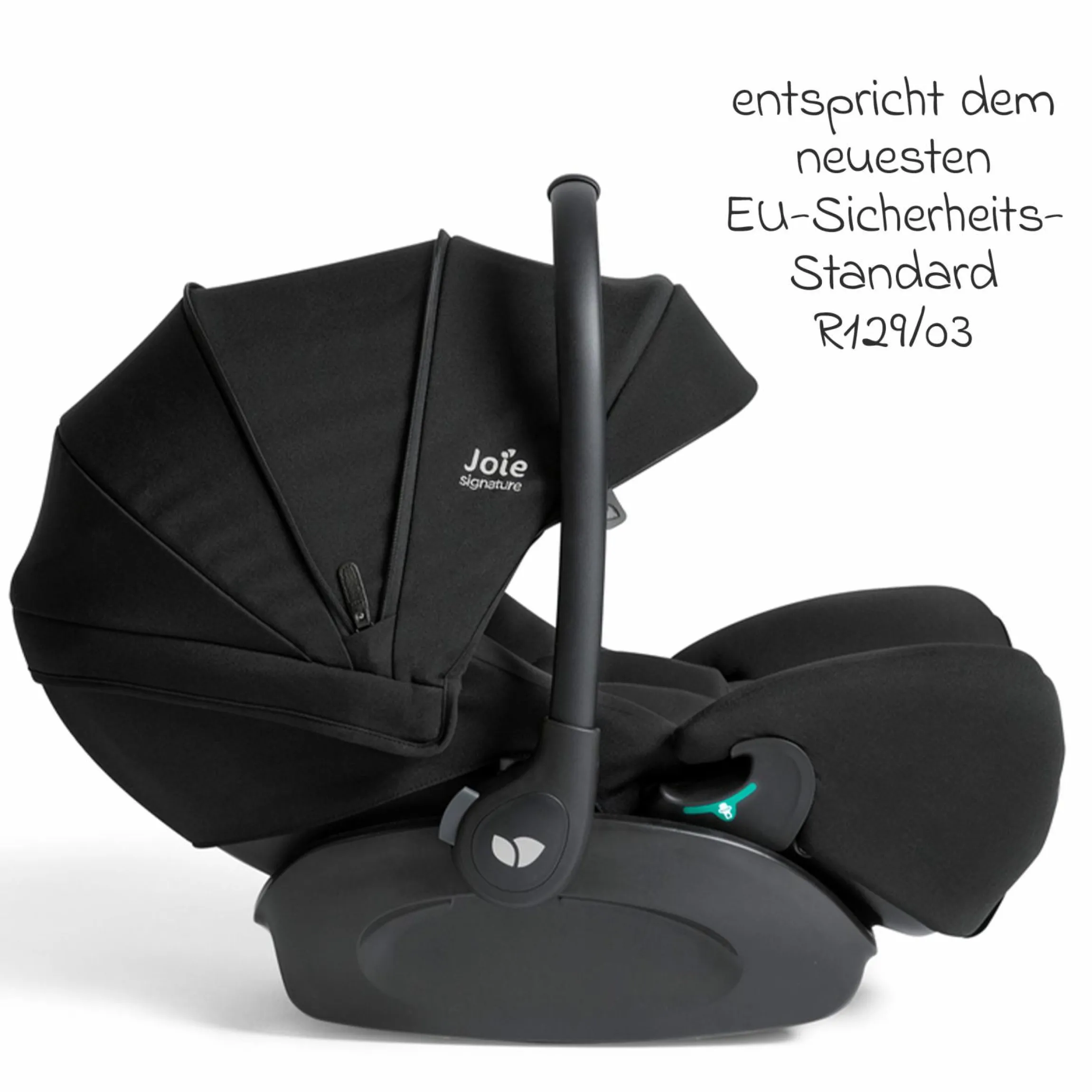 Babyschale I-Level Pro i-Size mit Isofix-Basisstation ab Geburt - 13 kg (40 cm -87 cm) mit Liegefunktuion, Sitzverkleinerer, Sonnenverdeck & Polsterschutz - Signature - Eclipse