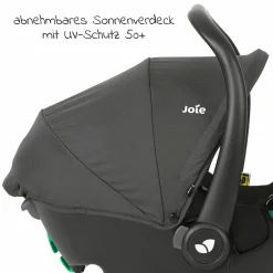 Babyschale i-Snug 2 i-Size ab Geburt-13 kg (40 cm-75 cm) inkl. Sitzverkleinerer nur 3,35 kg + Einschlagdecke Pusteblume - Shale - Kollektion 2025
