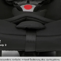 Babyschale i-Snug 2 i-Size ab Geburt-13 kg (40 cm-75 cm) inkl. Sitzverkleinerer nur 3,35 kg + Einschlagdecke Pusteblume - Shale - Kollektion 2025
