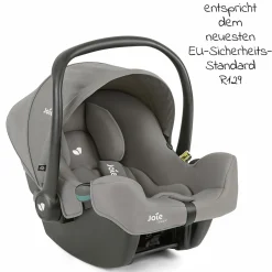 Babyschale i-Snug 2 i-Size ab Geburt-13 kg (40 cm-75 cm) inkl. Sitzverkleinerer nur 3,35 kg - Pebble - Kollektion 2025