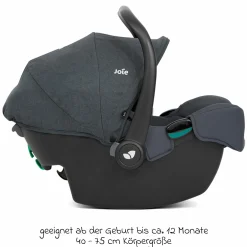 Babyschale i-Snug 2 i-Size ab Geburt-13 kg (40 cm-75 cm) inkl. Sitzverkleinerer nur 3,35 kg - Moonlight - Kollektion 2025